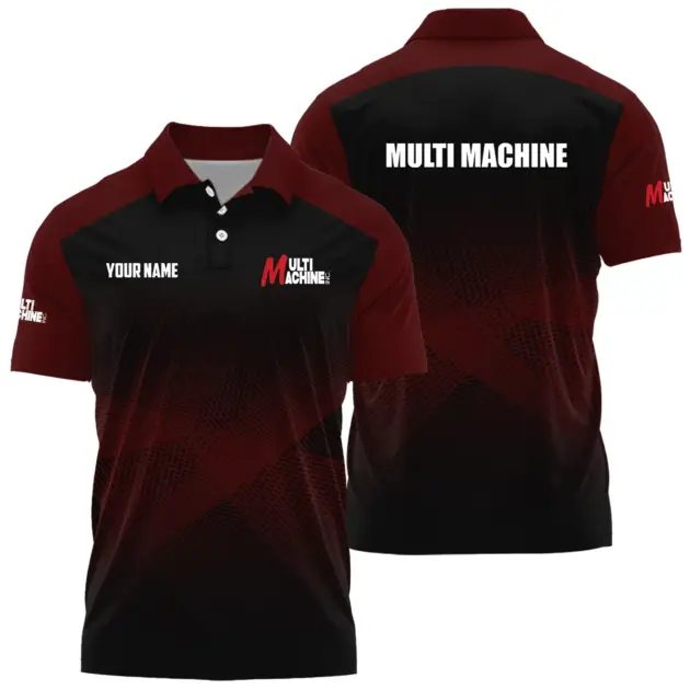 Multi Machine, Inc. Exclusive Logo Polo Shirt NBTVPLTS100102MMZ - Multi Machine, Inc. Polo Shirt