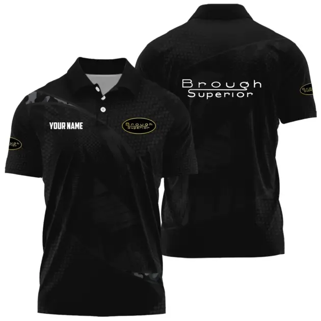 Brough Superior Exclusive Polo Shirt OSMTBPLTS121112BGSZ - Brough Superior Polo Shirt