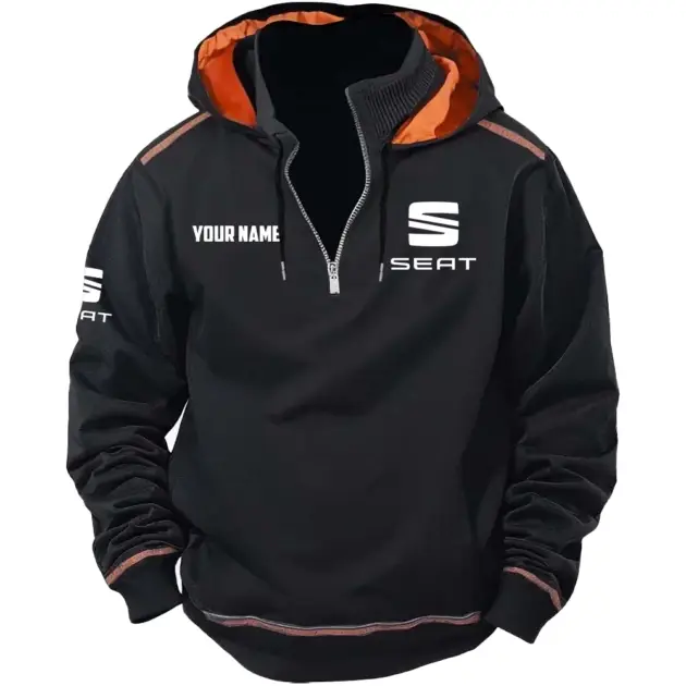 SEAT Cars Exclusive Tactical Hooded Sweatshirt OUFACBHS0819SETZ - SEAT Cars Sweatshirt