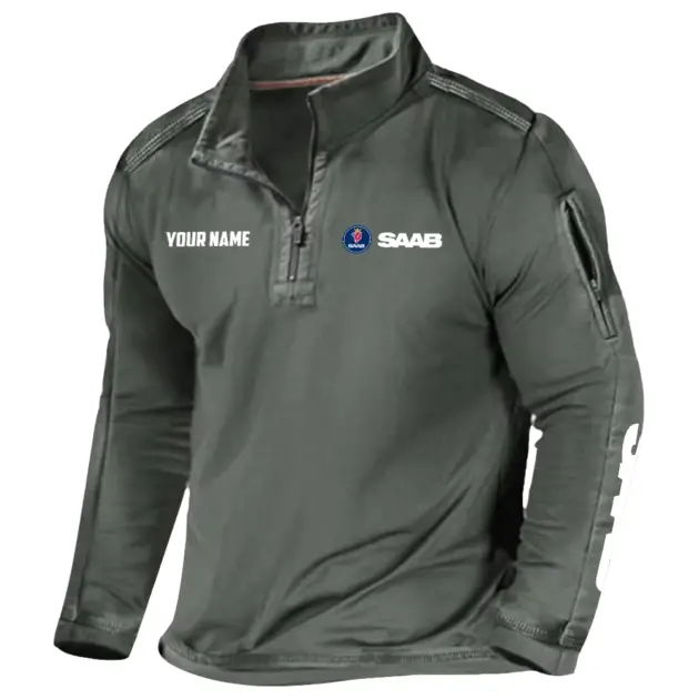 Saab Exclusive Tactical Outdoor Sweatshirt OUFAH1300819SBZ - Saab Sweatshirt