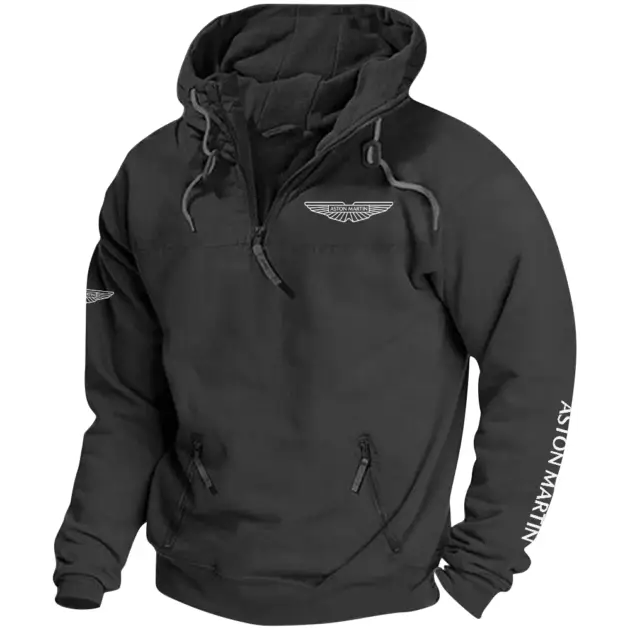 Aston Martin Exclusive Tactical Quarterzip Hoodie OUFAH1880819AMZ - Aston Martin Hoodie