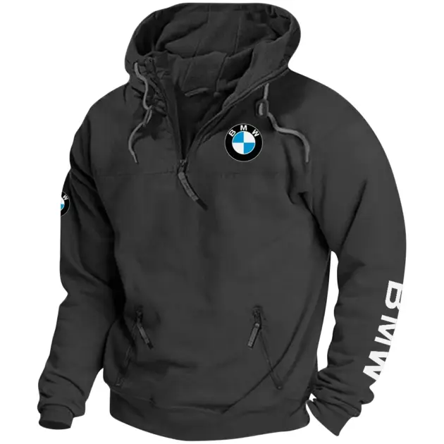 BMW Exclusive Tactical Quarterzip Hoodie OUFAH1880819BMWZ - BMW Hoodie