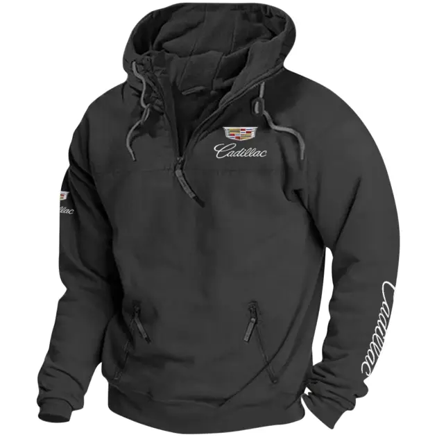 Cadillac Exclusive Tactical Quarterzip Hoodie OUFAH1880819CDZ - Cadillac Hoodie