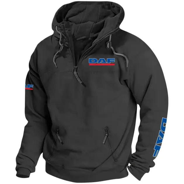 DAF Trucks Exclusive Tactical Quarterzip Hoodie OUFAH1880819DAZ - DAF Trucks Hoodie