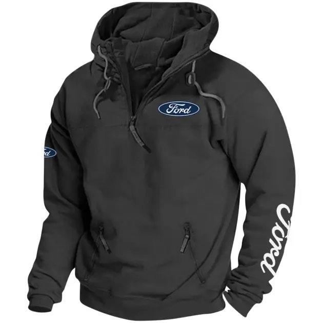 Ford Exclusive Tactical Quarterzip Hoodie OUFAH1880819F1Z - Ford Hoodie