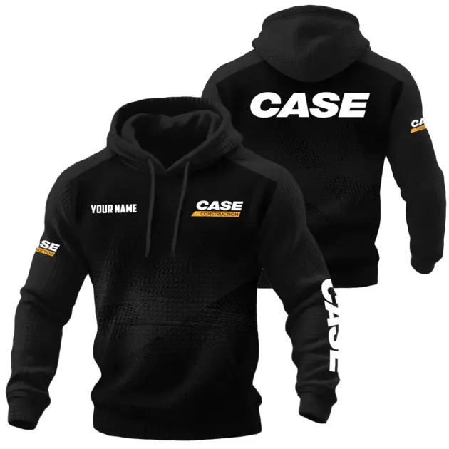 Case Construction Exclusive Waffle Quilted Hoodie OUFAH3580819CCZ - Case Construction Hoodie