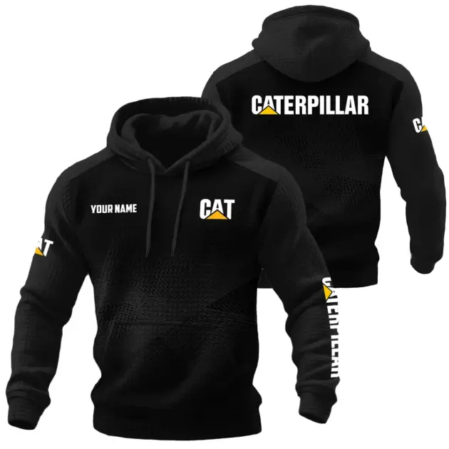 Caterpillar Exclusive Waffle Quilted Hoodie OUFAH3580819CTZ - Caterpillar Hoodie