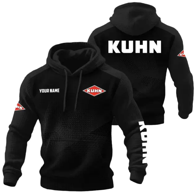 Kuhn Exclusive Waffle Quilted Hoodie OUFAH3580819KNZ - Kuhn Hoodie
