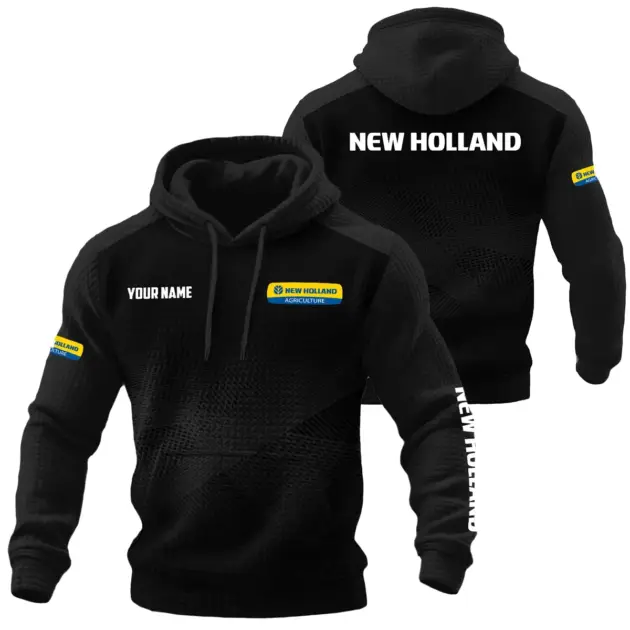 New Holland Exclusive Waffle Quilted Hoodie OUFAH3580819NHZ - New Holland Hoodie