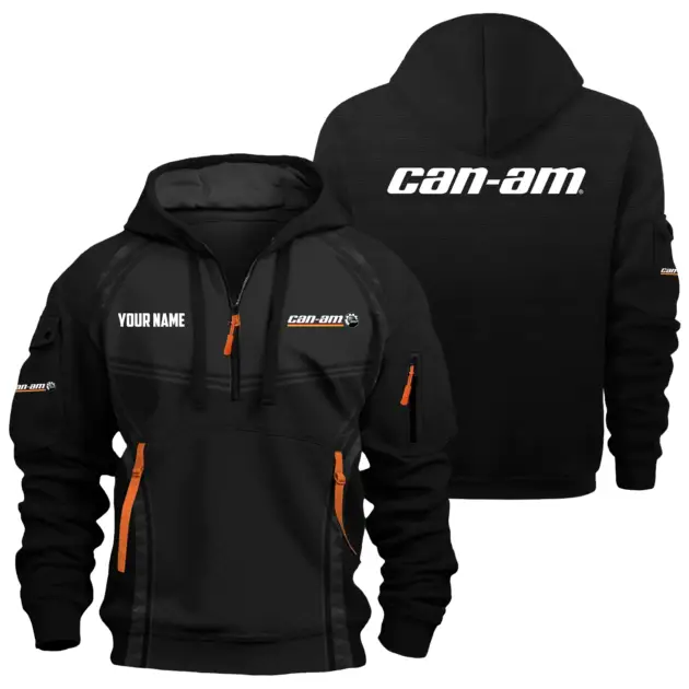 Can-Am Exclusive Hoodie Half Zipper OUFAHHZ081914CMZ - Can-Am Hoodie
