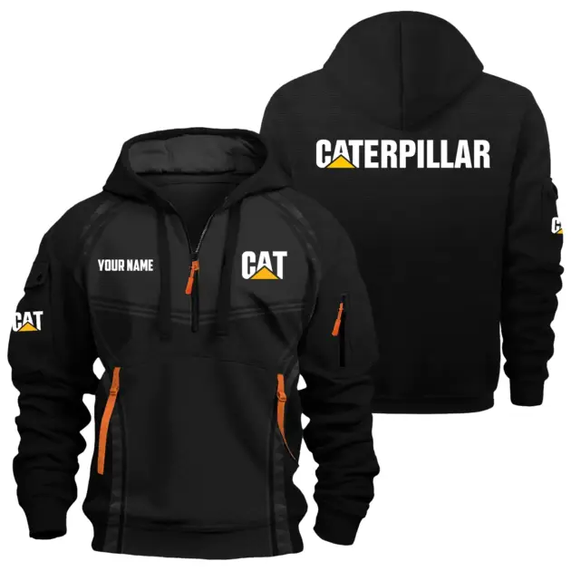 Caterpillar Exclusive Hoodie Half Zipper OUFAHHZ081914CTZ - Caterpillar Hoodie
