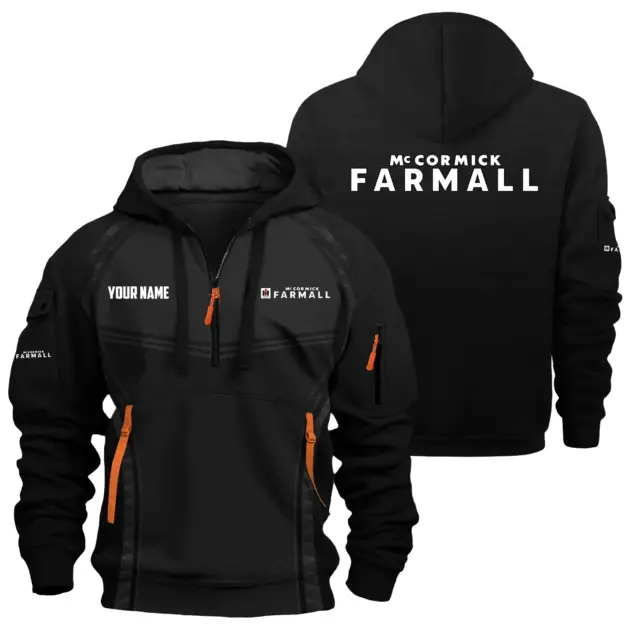 Farmall Exclusive Hoodie Half Zipper OUFAHHZ081914FRZ - Farmall Hoodie