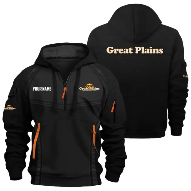 Great Plains Exclusive Hoodie Half Zipper OUFAHHZ081914GPZ - Great Plains Hoodie