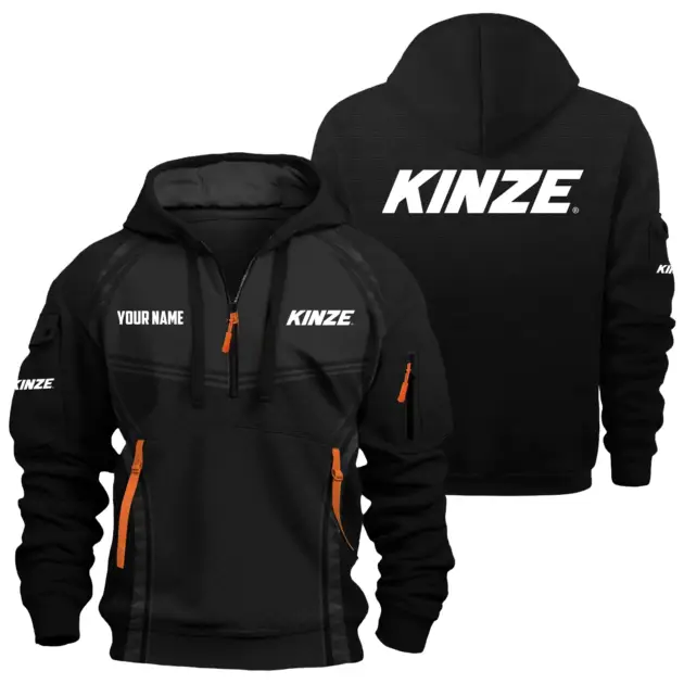 Kinze Manufacturing Exclusive Hoodie Half Zipper OUFAHHZ081914KMZ - Kinze Manufacturing Hoodie