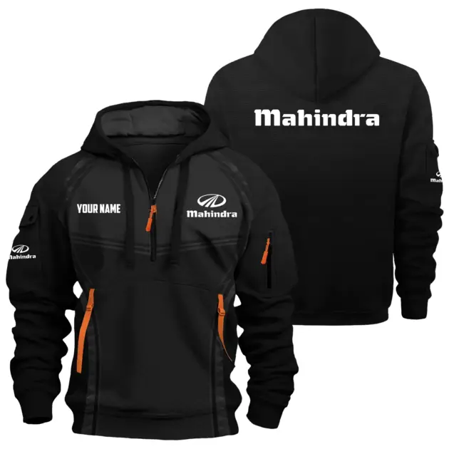 Mahindra Exclusive Hoodie Half Zipper OUFAHHZ081914MDZ - Mahindra Hoodie