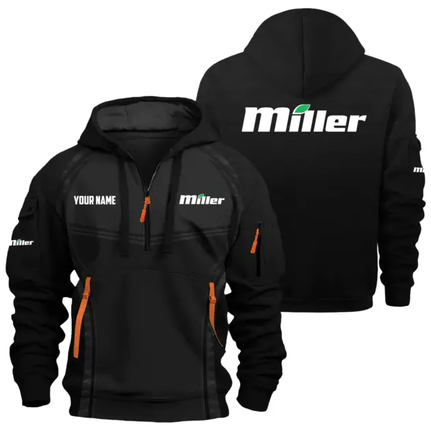 Miller Exclusive Hoodie Half Zipper OUFAHHZ081914MLZ - Miller Hoodie