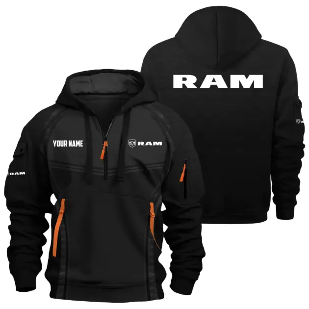 Ram Exclusive Hoodie Half Zipper OUFAHHZ081914RMZ - Ram Hoodie