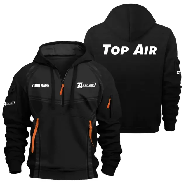 Top Air Exclusive Hoodie Half Zipper OUFAHHZ081914TAZ - Top Air Hoodie