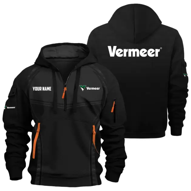 Vermeer Exclusive Hoodie Half Zipper OUFAHHZ081914VMZ - Vermeer Hoodie