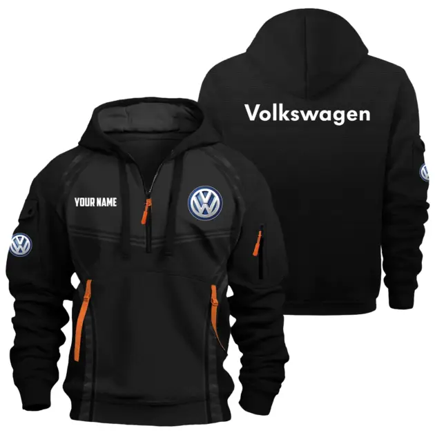 Volkswagen Exclusive Hoodie Half Zipper OUFAHHZ081914VWZ - Volkswagen Hoodie