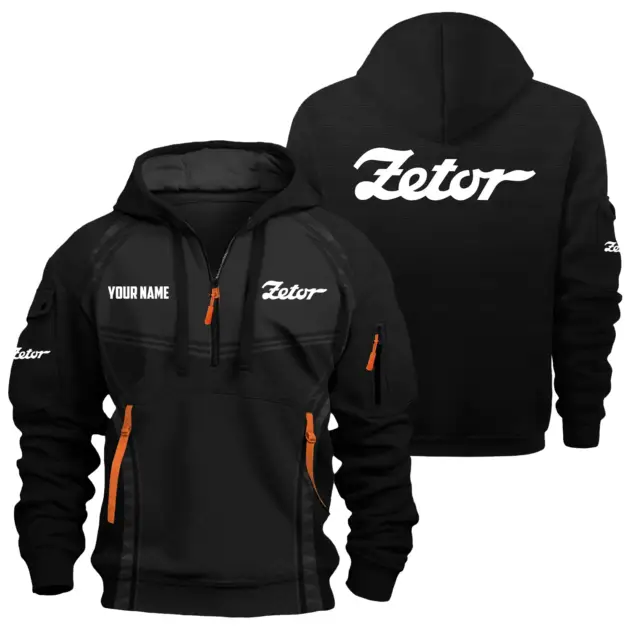 Zetor Exclusive Hoodie Half Zipper OUFAHHZ081914ZTZ - Zetor Hoodie