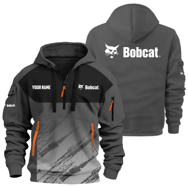 Bobcat Exclusive Hoodie Half Zipper OUFAHHZ0819C04BCZ - Bobcat Hoodie