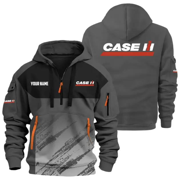 Case IH Exclusive Hoodie Half Zipper OUFAHHZ0819C04CIZ - Case IH Hoodie