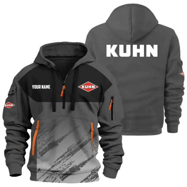 Kuhn Exclusive Hoodie Half Zipper OUFAHHZ0819C04KNZ - Kuhn Hoodie