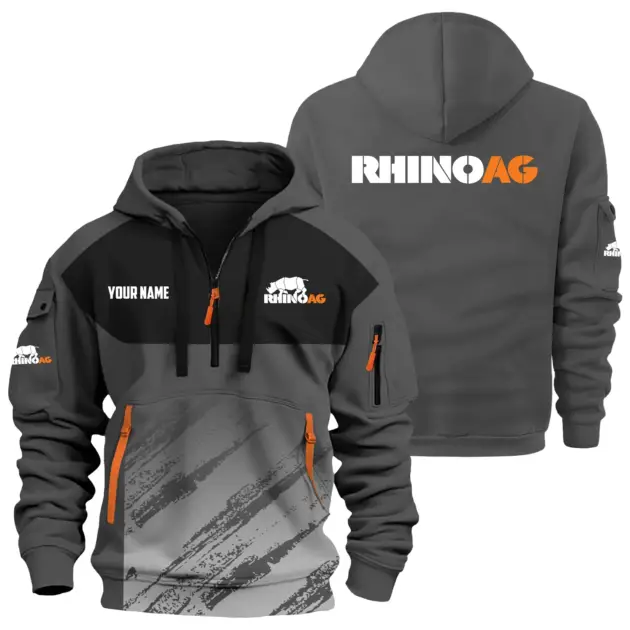 RhinoAg Exclusive Hoodie Half Zipper OUFAHHZ0819C04RAZ - RhinoAg Hoodie