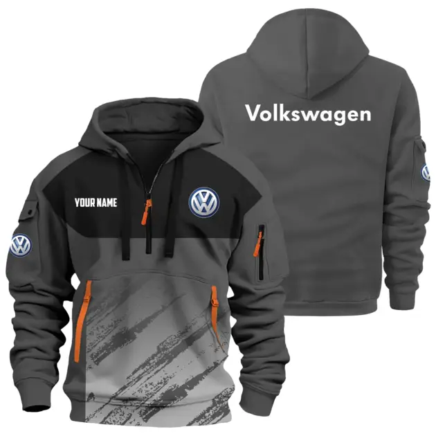 Volkswagen Exclusive Hoodie Half Zipper OUFAHHZ0819C04VWZ - Volkswagen Hoodie