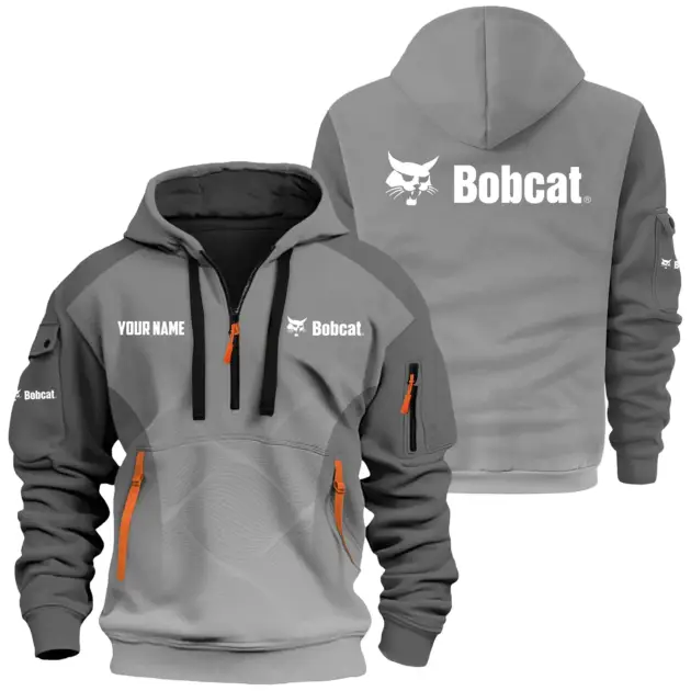 Bobcat Exclusive Hoodie Half Zipper OUFAHHZ0819C05BCZ - Bobcat Hoodie