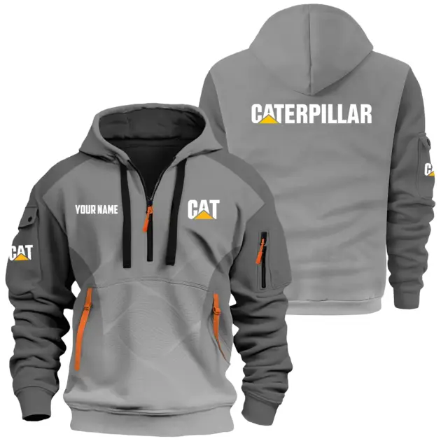 Caterpillar Exclusive Hoodie Half Zipper OUFAHHZ0819C05CTZ - Caterpillar Hoodie