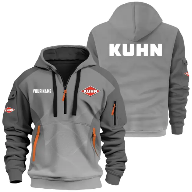 Kuhn Exclusive Hoodie Half Zipper OUFAHHZ0819C05KNZ - Kuhn Hoodie