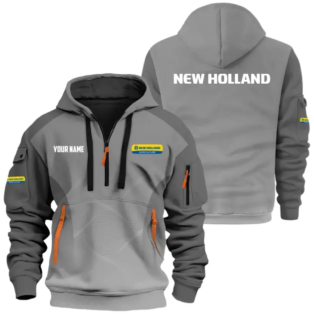 New Holland Exclusive Hoodie Half Zipper OUFAHHZ0819C05NHZ - New Holland Hoodie