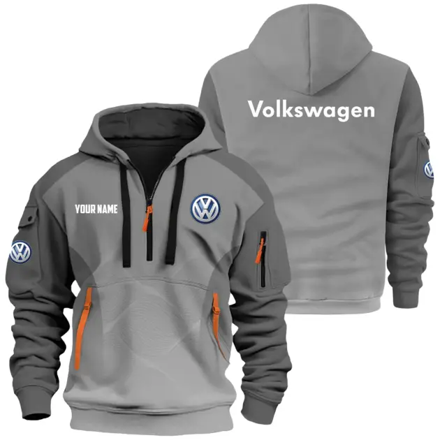 Volkswagen Exclusive Hoodie Half Zipper OUFAHHZ0819C05VWZ - Volkswagen Hoodie