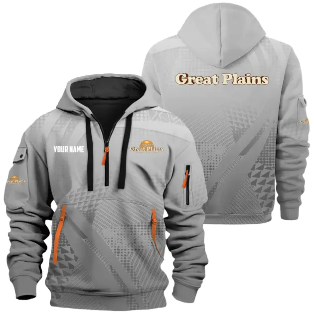 Great Plains Exclusive Hoodie Half Zipper OUFAHHZ0819C07GPZ - Great Plains Hoodie