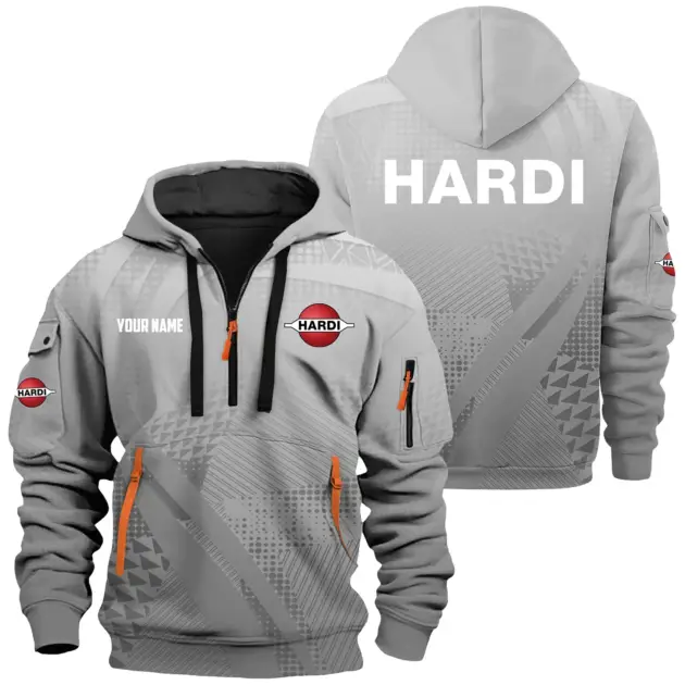 Hardi Exclusive Hoodie Half Zipper OUFAHHZ0819C07HAZ - Hardi Hoodie