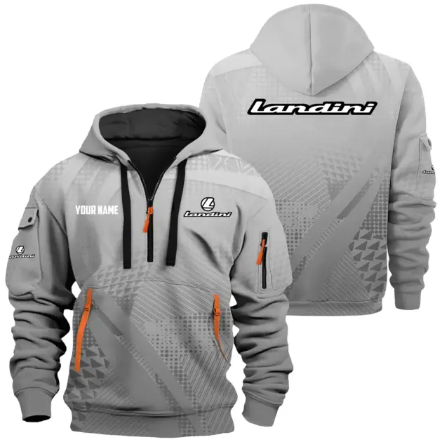 Landini Exclusive Hoodie Half Zipper OUFAHHZ0819C07LDZ - Landini Hoodie