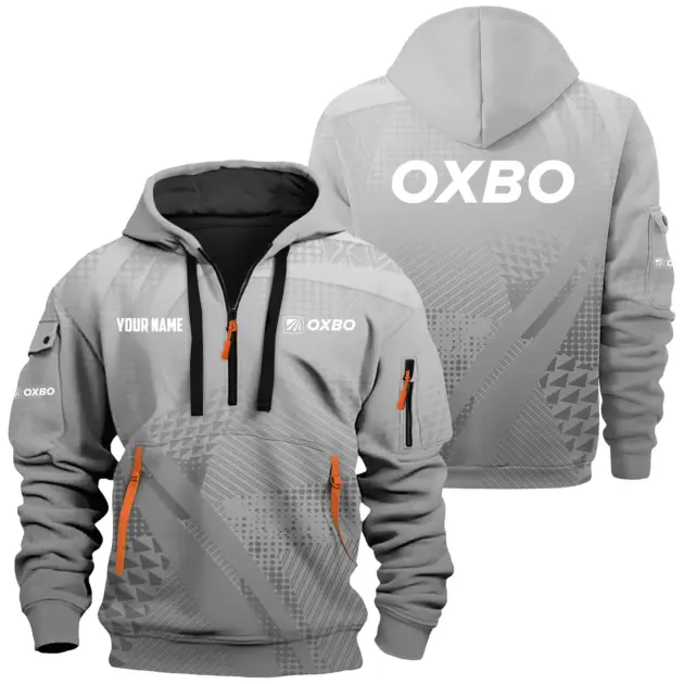 Oxbo Exclusive Hoodie Half Zipper OUFAHHZ0819C07OIZ - Oxbo Hoodie