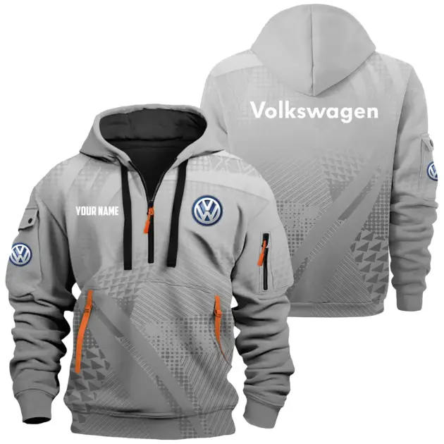 Volkswagen Exclusive Hoodie Half Zipper OUFAHHZ0819C07VWZ - Volkswagen Hoodie