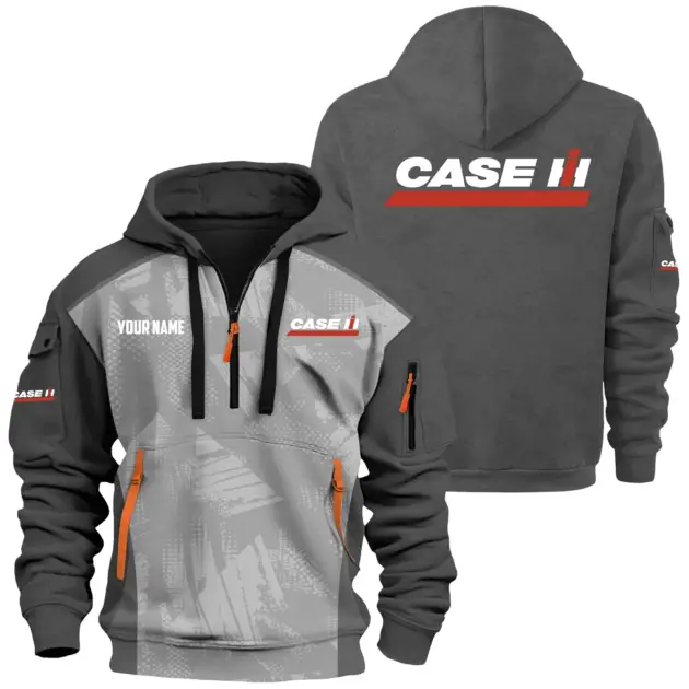 Case IH Exclusive Hoodie Half Zipper OUFAHHZ0819C10CIZ - Case IH Hoodie