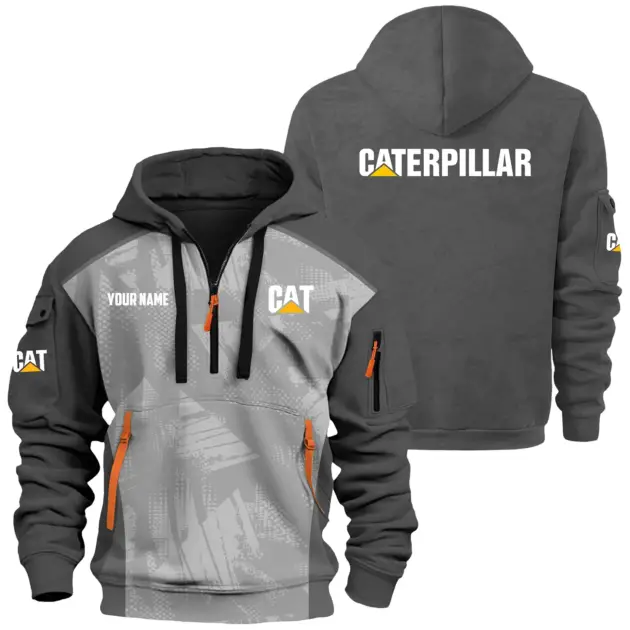 Caterpillar Exclusive Hoodie Half Zipper OUFAHHZ0819C10CTZ - Caterpillar Hoodie