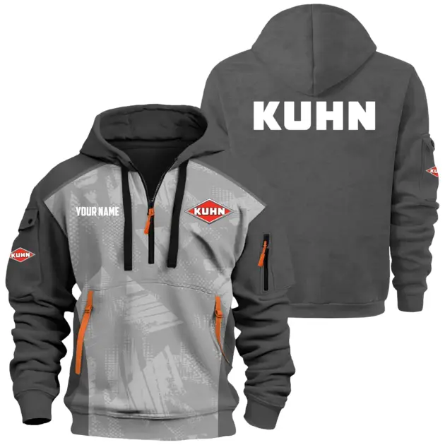 Kuhn Exclusive Hoodie Half Zipper OUFAHHZ0819C10KNZ - Kuhn Hoodie