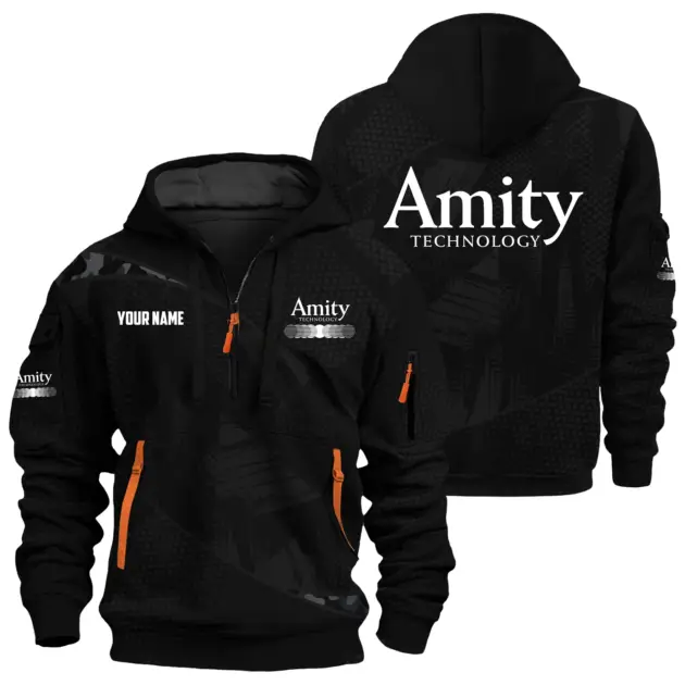 Amity Technology Exclusive Hoodie Half Zipper OUFAHHZ0819C12ATZ - Amity Technology Hoodie