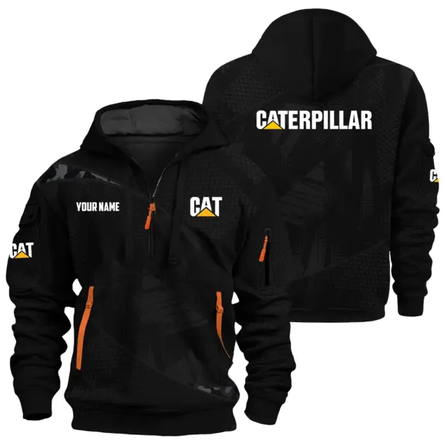 Caterpillar Exclusive Hoodie Half Zipper OUFAHHZ0819C12CTZ - Caterpillar Hoodie