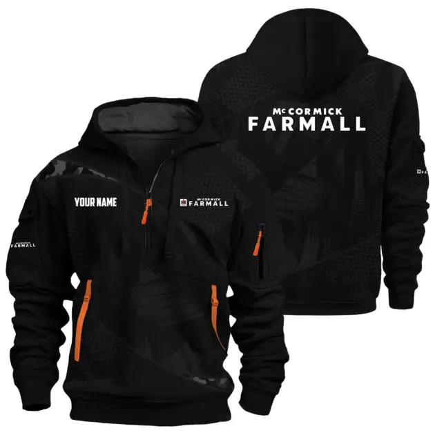 Farmall Exclusive Hoodie Half Zipper OUFAHHZ0819C12FRZ - Farmall Hoodie