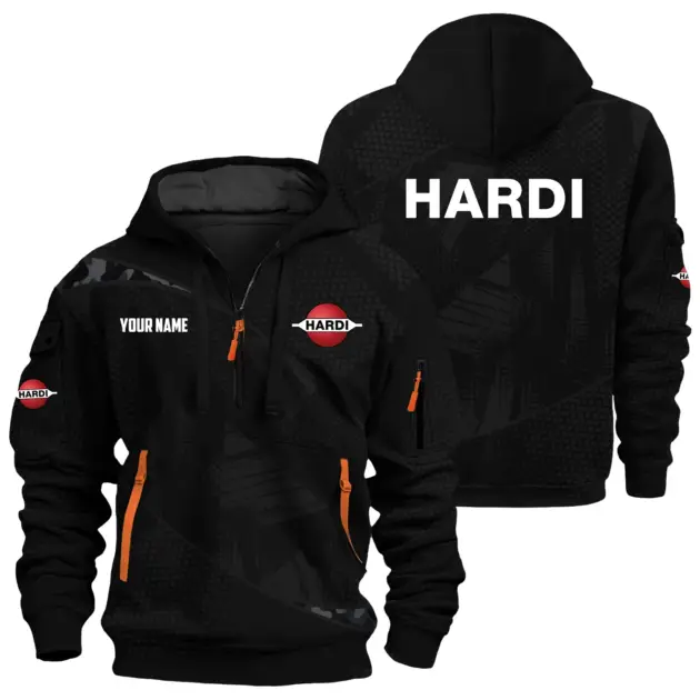 Hardi Exclusive Hoodie Half Zipper OUFAHHZ0819C12HAZ - Hardi Hoodie