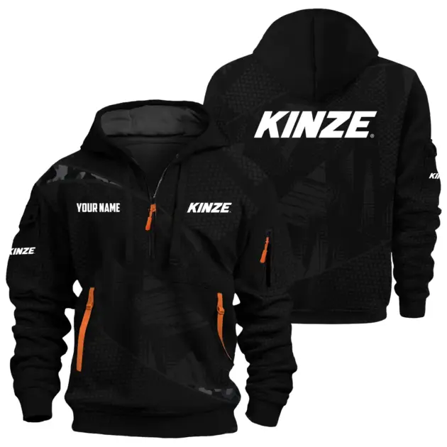 Kinze Manufacturing Exclusive Hoodie Half Zipper OUFAHHZ0819C12KMZ - Kinze Manufacturing Hoodie