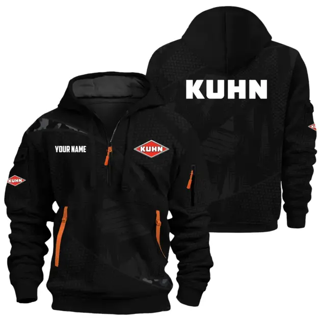 Kuhn Exclusive Hoodie Half Zipper OUFAHHZ0819C12KNZ - Kuhn Hoodie