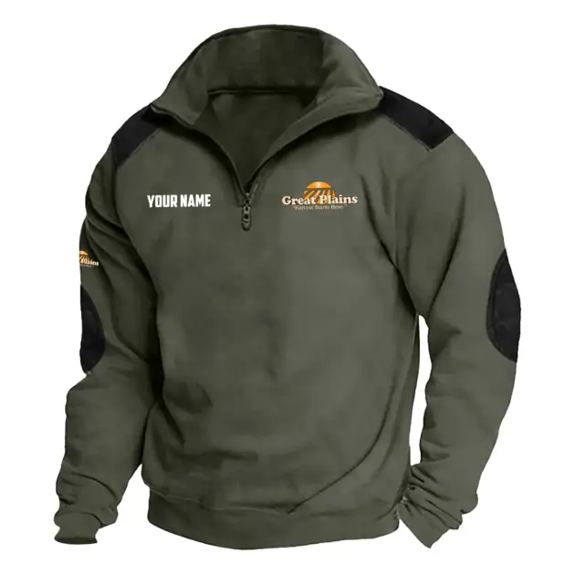 Great Plains Exclusive Tactical Quarter-Zip Sweatshirt OUFASCSC0819GPZ - Great Plains Sweatshirt